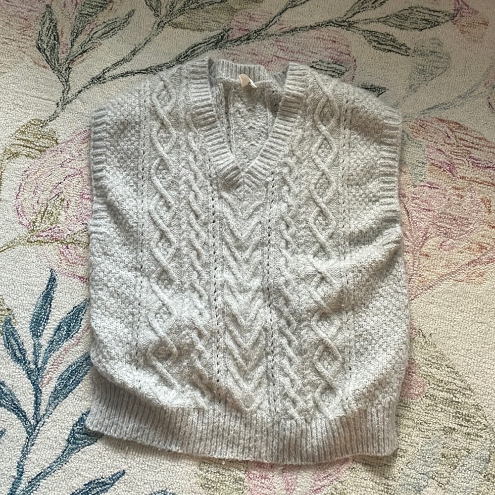 Grey sweater dress